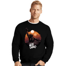 Load image into Gallery viewer, Secret_Shirts Crewneck Sweater, Unisex / Small / Black Back From The Pit