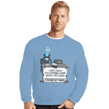 Load image into Gallery viewer, Shirts Crewneck Sweater, Unisex / Small / Powder Blue I Hate Earth