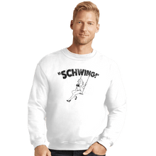 Load image into Gallery viewer, Shirts Crewneck Sweater, Unisex / Small / White Schwing