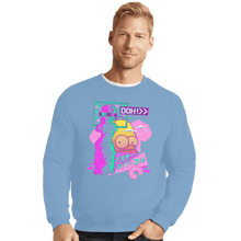 Load image into Gallery viewer, Shirts Crewneck Sweater, Unisex / Small / Powder Blue Vapor De Milo