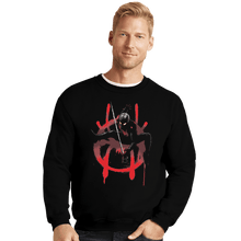 Load image into Gallery viewer, Shirts Crewneck Sweater, Unisex / Small / Black Web Slinger
