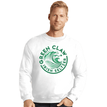Load image into Gallery viewer, Secret_Shirts Crewneck Sweater, Unisex / Small / White Green Claw
