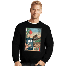 Load image into Gallery viewer, Daily_Deal_Shirts Crewneck Sweater, Unisex / Small / Black The Tardis In Japan