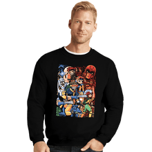 Load image into Gallery viewer, Daily_Deal_Shirts Crewneck Sweater, Unisex / Small / Black Mutant Pilgrim