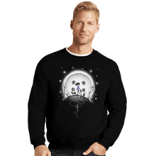 Load image into Gallery viewer, Shirts Crewneck Sweater, Unisex / Small / Black Behind The Door