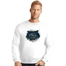 Load image into Gallery viewer, Shirts Crewneck Sweater, Unisex / Small / White Watercolor Smile