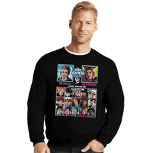 Load image into Gallery viewer, Daily_Deal_Shirts Crewneck Sweater, Unisex / Small / Black Time Fighters 12th vs 13th