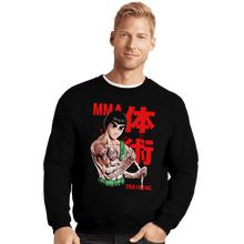 Load image into Gallery viewer, Secret_Shirts Crewneck Sweater, Unisex / Small / Black Rock Lee
