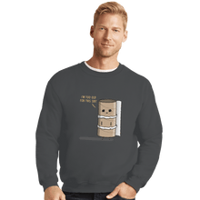 Load image into Gallery viewer, Shirts Crewneck Sweater, Unisex / Small / Charcoal Paper Rold