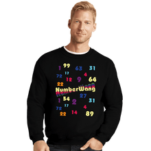 Load image into Gallery viewer, Daily_Deal_Shirts Crewneck Sweater, Unisex / Small / Black Numberwang