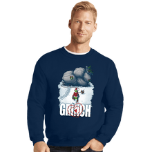 Load image into Gallery viewer, Daily_Deal_Shirts Crewneck Sweater, Unisex / Small / Navy Mean One