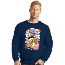 Load image into Gallery viewer, Secret_Shirts Crewneck Sweater, Unisex / Small / Navy Bobby's World