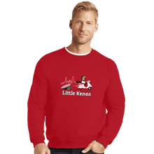 Load image into Gallery viewer, Shirts Crewneck Sweater, Unisex / Small / Red Little Kenos