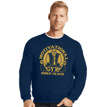 Load image into Gallery viewer, Secret_Shirts Crewneck Sweater, Unisex / Small / Navy Foley's Gym