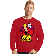 Load image into Gallery viewer, Shirts Crewneck Sweater, Unisex / Small / Red Johnny Cobra