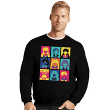 Load image into Gallery viewer, Shirts Crewneck Sweater, Unisex / Small / Black Sailor Pop