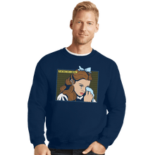 Load image into Gallery viewer, Daily_Deal_Shirts Crewneck Sweater, Unisex / Small / Navy Had A Brain