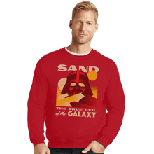 Load image into Gallery viewer, Shirts Crewneck Sweater, Unisex / Small / Red Sand, The True Evil Of The Galaxy
