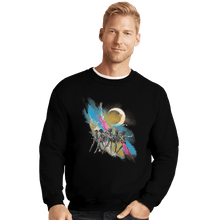 Load image into Gallery viewer, Shirts Crewneck Sweater, Unisex / Small / Black Senshi Of The Galaxy