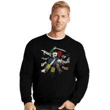Load image into Gallery viewer, Shirts Crewneck Sweater, Unisex / Small / Black Hallowick