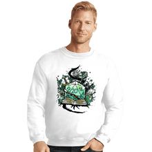 Load image into Gallery viewer, Shirts Crewneck Sweater, Unisex / Small / White Dice Sketch