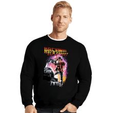 Load image into Gallery viewer, Daily_Deal_Shirts Crewneck Sweater, Unisex / Small / Black Back To Elm Street
