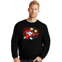 Load image into Gallery viewer, Shirts Crewneck Sweater, Unisex / Small / Black Think! You Little...