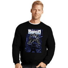 Load image into Gallery viewer, Secret_Shirts Crewneck Sweater, Unisex / Small / Black Time To Shredd