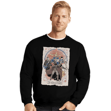 Load image into Gallery viewer, Shirts Crewneck Sweater, Unisex / Small / Black Death Stars