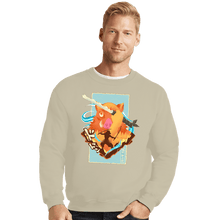 Load image into Gallery viewer, Shirts Crewneck Sweater, Unisex / Small / Sand Beast Breathing
