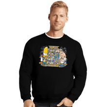 Load image into Gallery viewer, Shirts Crewneck Sweater, Unisex / Small / Black Clash Of Toon Dads