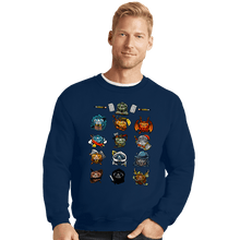 Load image into Gallery viewer, Shirts Crewneck Sweater, Unisex / Small / Navy Dice Master