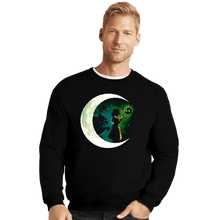 Load image into Gallery viewer, Daily_Deal_Shirts Crewneck Sweater, Unisex / Small / Black Snow Moon