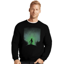 Load image into Gallery viewer, Shirts Crewneck Sweater, Unisex / Small / Black Link, Hylian Warrior