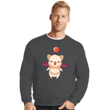 Load image into Gallery viewer, Shirts Crewneck Sweater, Unisex / Small / Charcoal Moogle