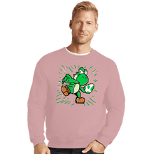 Load image into Gallery viewer, Secret_Shirts Crewneck Sweater, Unisex / Small / Pink Yoshi's Revenge