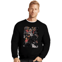 Load image into Gallery viewer, Secret_Shirts Crewneck Sweater, Unisex / Small / Black Heavy Arms