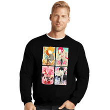 Load image into Gallery viewer, Shirts Crewneck Sweater, Unisex / Small / Black Public Devil Hunter