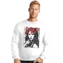 Load image into Gallery viewer, Secret_Shirts Crewneck Sweater, Unisex / Small / White Buffy The Slayer