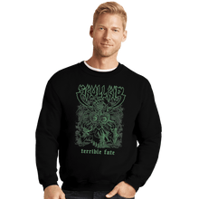 Load image into Gallery viewer, Shirts Crewneck Sweater, Unisex / Small / Black Terrible Fate

