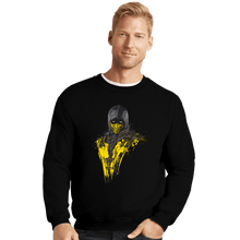 Load image into Gallery viewer, Shirts Crewneck Sweater, Unisex / Small / Black Mortal Fire