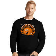 Load image into Gallery viewer, Daily_Deal_Shirts Crewneck Sweater, Unisex / Small / Black Halloween Bob