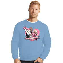 Load image into Gallery viewer, Daily_Deal_Shirts Crewneck Sweater, Unisex / Small / Powder Blue You're Gonna Need A Wheelchair