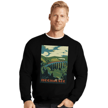Load image into Gallery viewer, Shirts Crewneck Sweater, Unisex / Small / Black Visit Hogsmeade