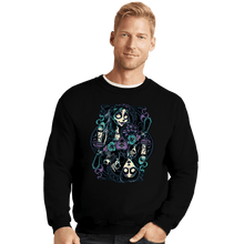 Load image into Gallery viewer, Daily_Deal_Shirts Crewneck Sweater, Unisex / Small / Black Bride & Victor Card
