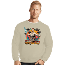 Load image into Gallery viewer, Daily_Deal_Shirts Crewneck Sweater, Unisex / Small / Sand Take The High Ground