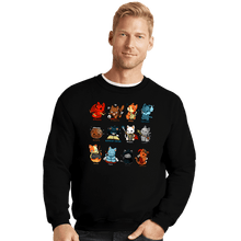 Load image into Gallery viewer, Shirts Crewneck Sweater, Unisex / Small / Black Cat Role Play