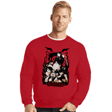 Load image into Gallery viewer, Secret_Shirts Crewneck Sweater, Unisex / Small / Red Homunculus