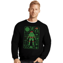 Load image into Gallery viewer, Daily_Deal_Shirts Crewneck Sweater, Unisex / Small / Black Raphael Model Sprue