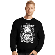 Load image into Gallery viewer, Shirts Crewneck Sweater, Unisex / Small / Black Frog